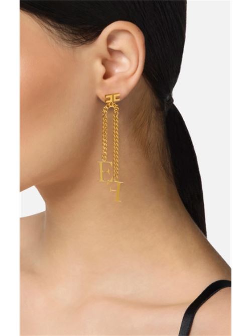 ORECCHINI CON CATENA PENDENTE ELISABETTA FRANCHI | OR17A56E2U95 Oro Giallo